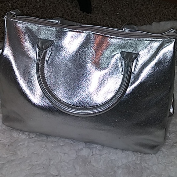 Vince Camuto Handbags - Vince Camito Silver Hand Bag.